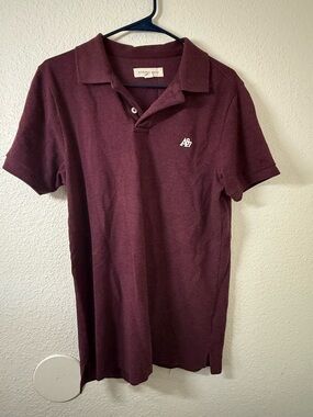 Aeropostale Men’s Polo Shirt - Burgundy